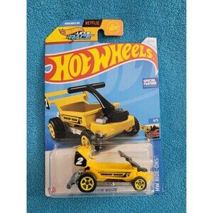 Hot Wheels TREASURE HUNT TH HW Ride-Ons 4/5 Draggin' Wagon 141/250 Yellow G Case